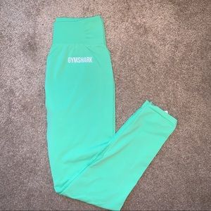 GYMSHARK Lightweight Seamless Green Leggings